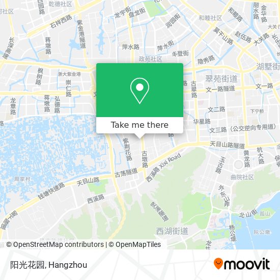 阳光花园 map