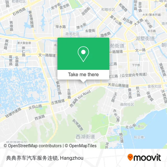典典养车汽车服务连锁 map