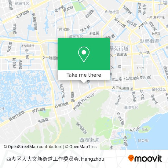 西湖区人大文新街道工作委员会 map