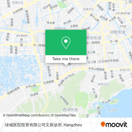 绿城医院投资有限公司文新诊所 map