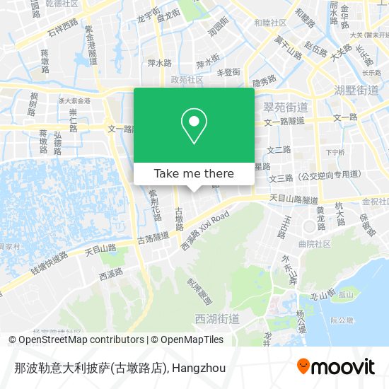 那波勒意大利披萨(古墩路店) map