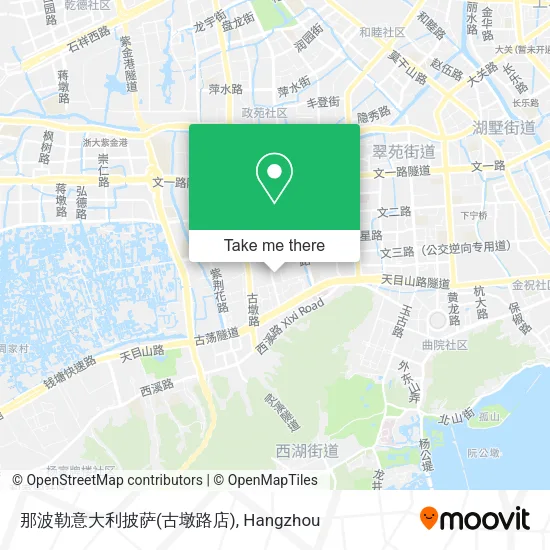 那波勒意大利披萨(古墩路店) map