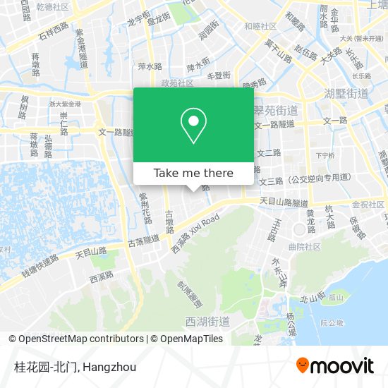 桂花园-北门 map