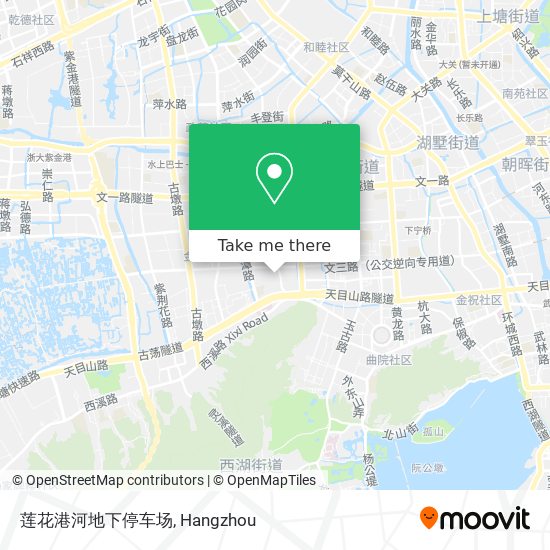 莲花港河地下停车场 map