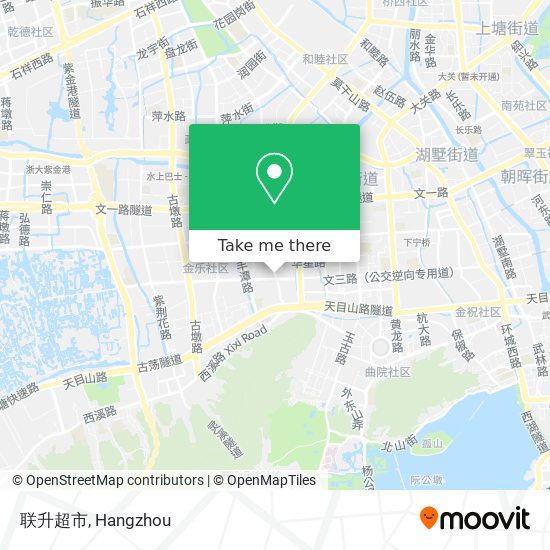 联升超市 map
