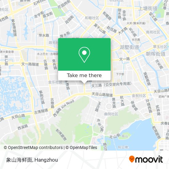 象山海鲜面 map
