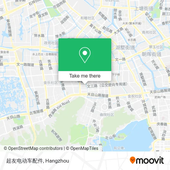 超友电动车配件 map