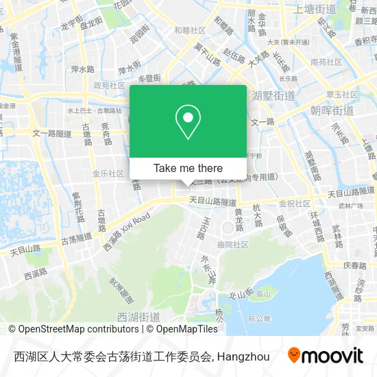 西湖区人大常委会古荡街道工作委员会 map