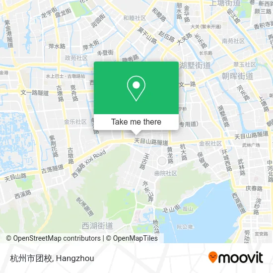 杭州市团校 map