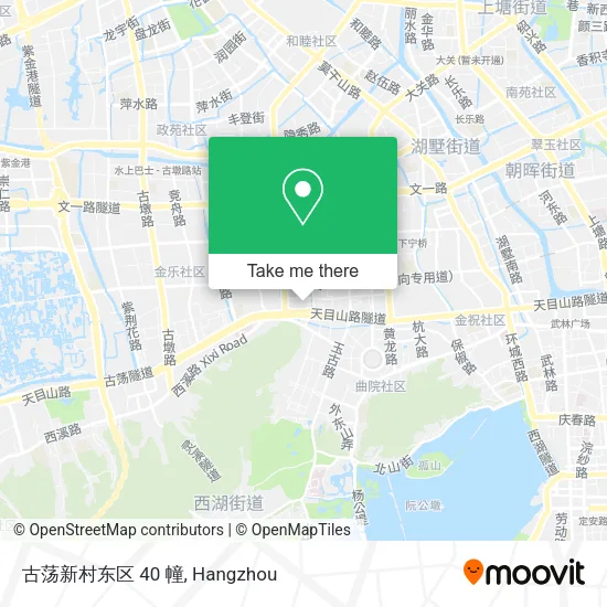 古荡新村东区 40 幢 map