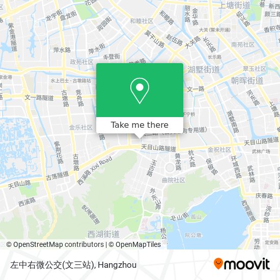 左中右微公交(文三站) map