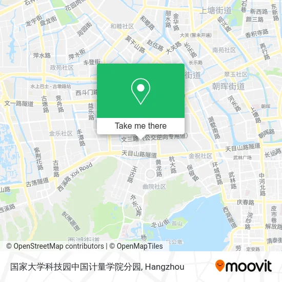 国家大学科技园中国计量学院分园 map