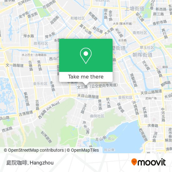 庭院咖啡 map
