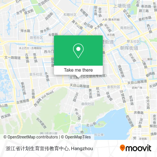 浙江省计划生育宣传教育中心 map