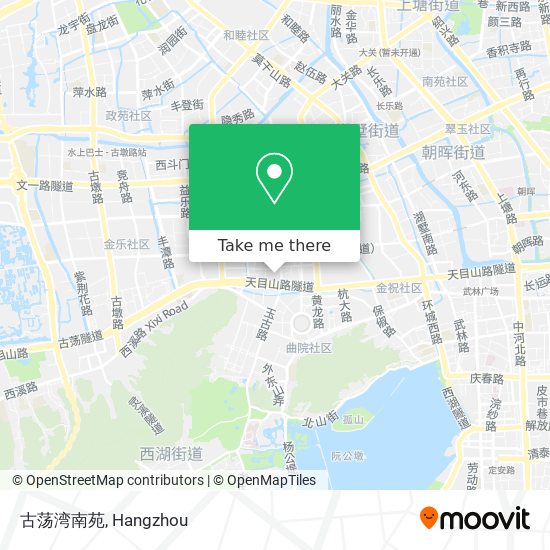 古荡湾南苑 map