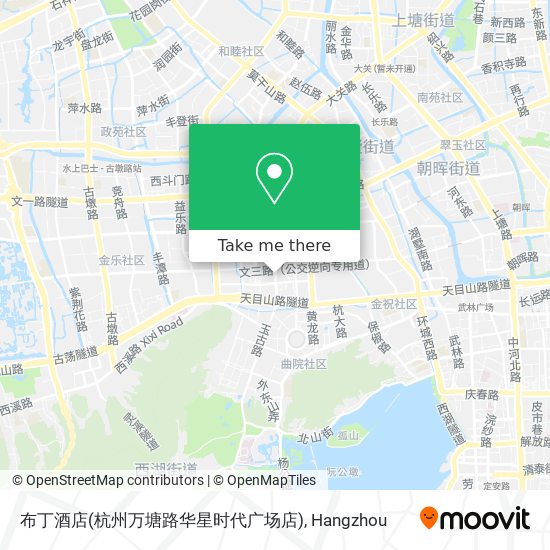 布丁酒店(杭州万塘路华星时代广场店) map