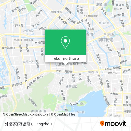 外婆家(万塘店) map