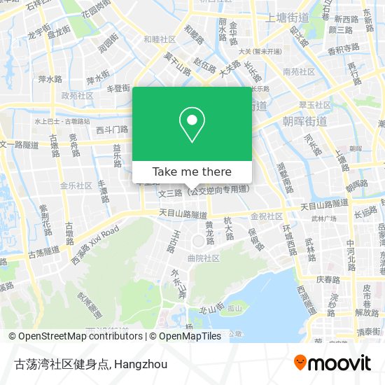 古荡湾社区健身点 map