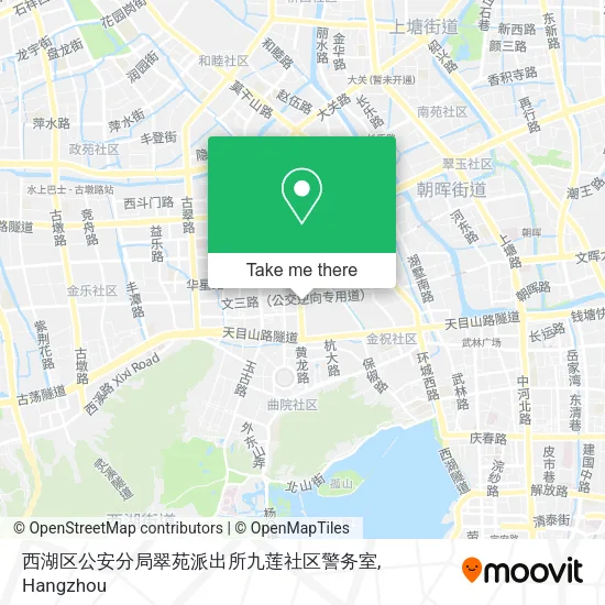 西湖区公安分局翠苑派出所九莲社区警务室 map