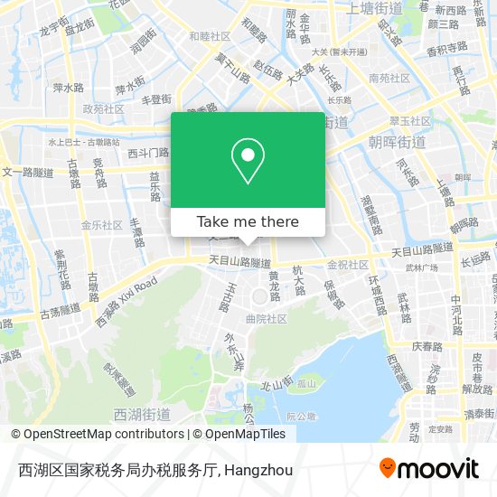 西湖区国家税务局办税服务厅 map