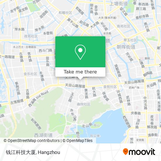 钱江科技大厦 map