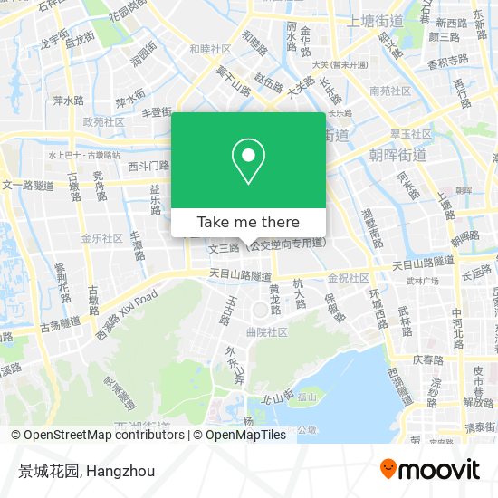 景城花园 map
