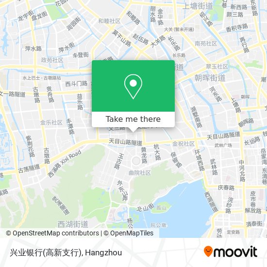 兴业银行(高新支行) map