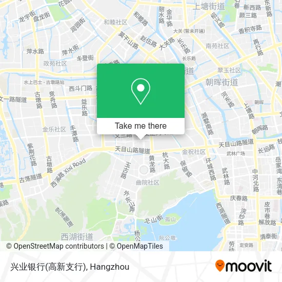 兴业银行(高新支行) map