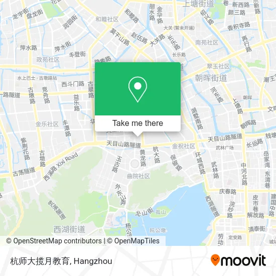 杭师大揽月教育 map