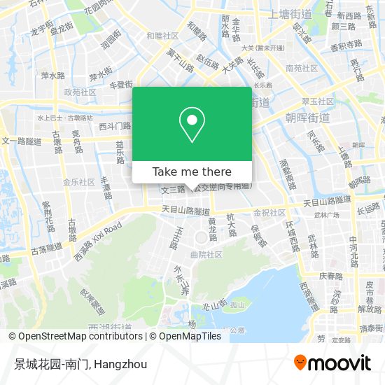 景城花园-南门 map