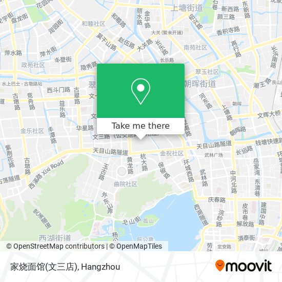 家烧面馆(文三店) map