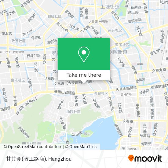 甘其食(教工路店) map