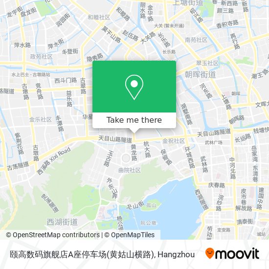 颐高数码旗舰店A座停车场(黄姑山横路) map