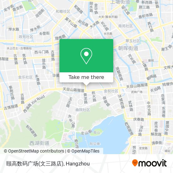 颐高数码广场(文三路店) map