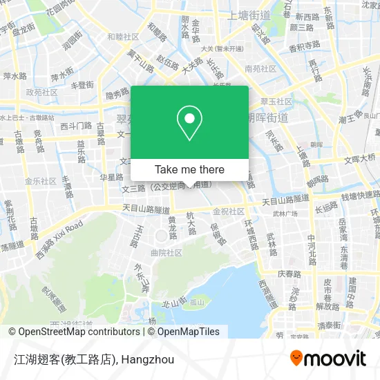 江湖翅客(教工路店) map