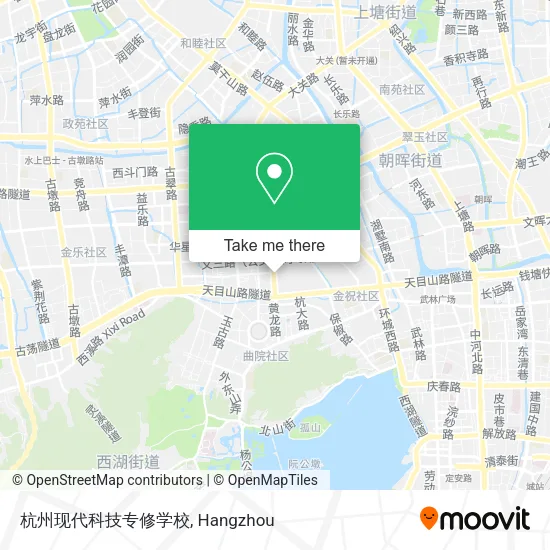 杭州现代科技专修学校 map
