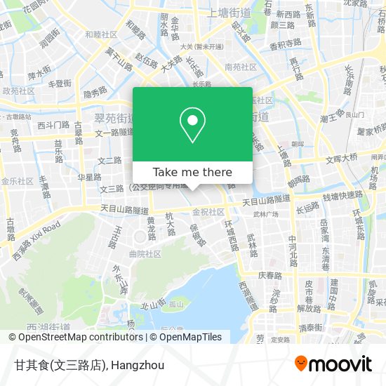 甘其食(文三路店) map