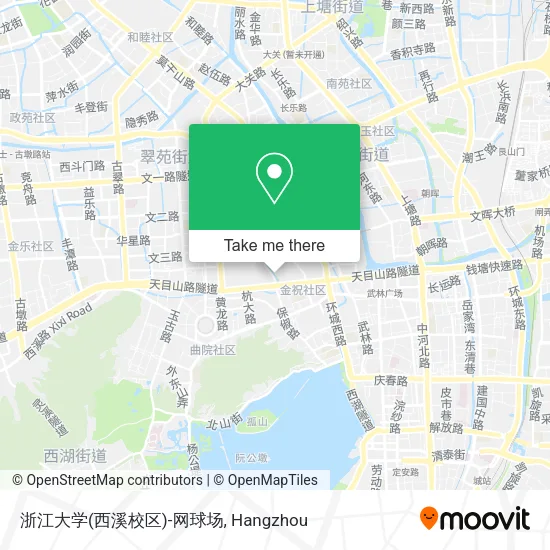 浙江大学(西溪校区)-网球场 map