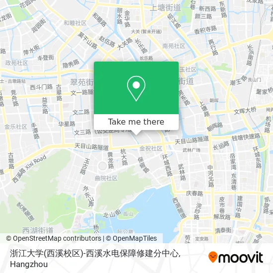 浙江大学(西溪校区)-西溪水电保障修建分中心 map