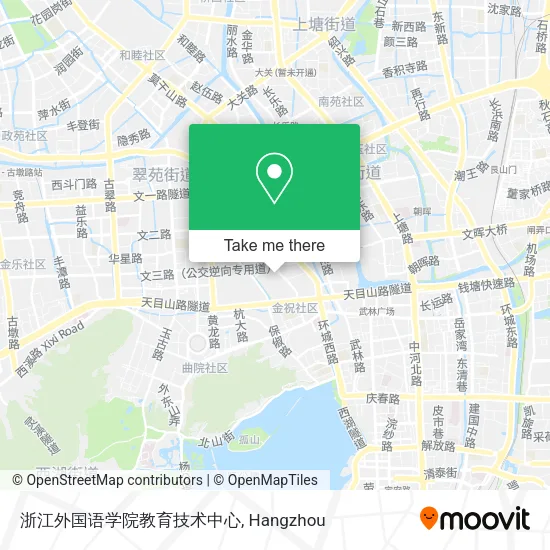浙江外国语学院教育技术中心 map