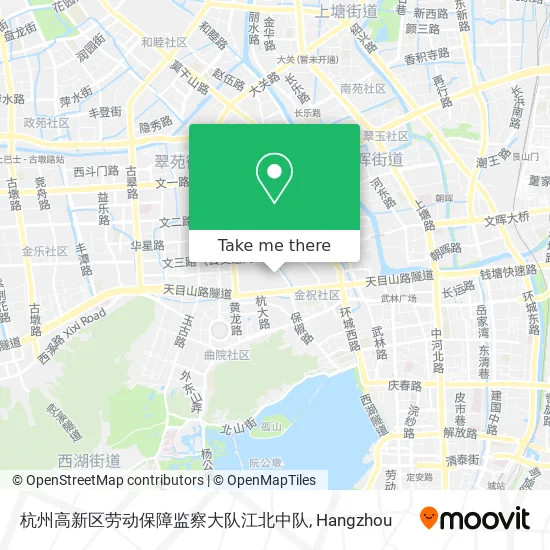 杭州高新区劳动保障监察大队江北中队 map