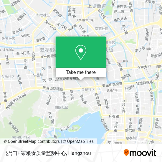浙江国家粮食质量监测中心 map