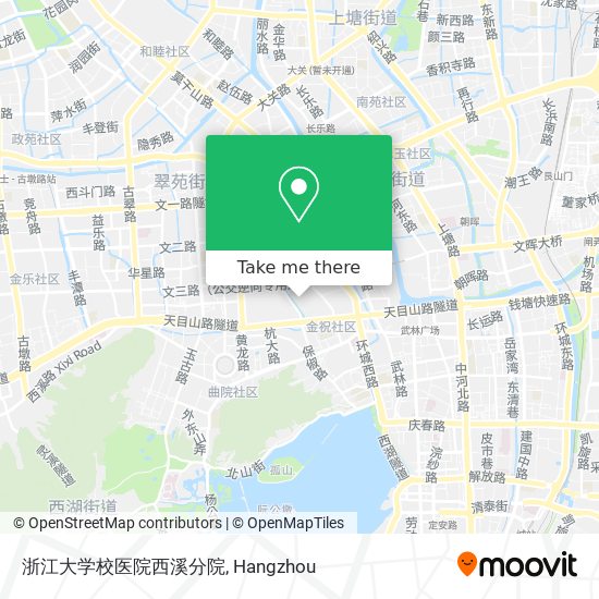 浙江大学校医院西溪分院 map