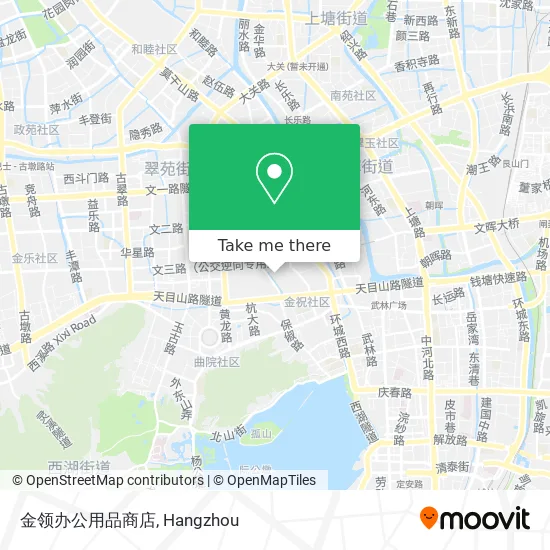 金领办公用品商店 map