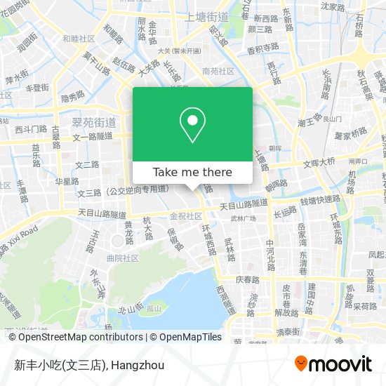 新丰小吃(文三店) map