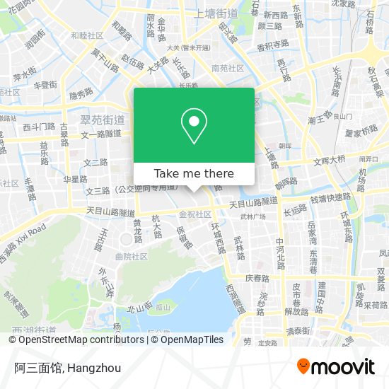 阿三面馆 map