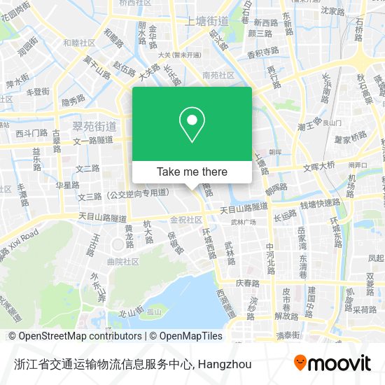 浙江省交通运输物流信息服务中心 map