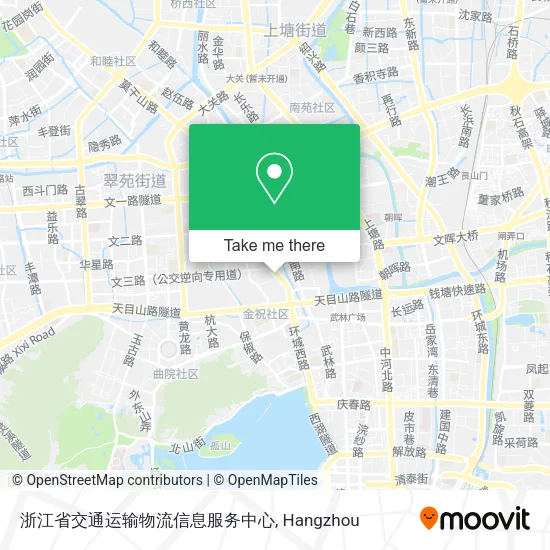 浙江省交通运输物流信息服务中心 map