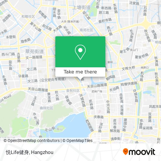 悦Life健身 map