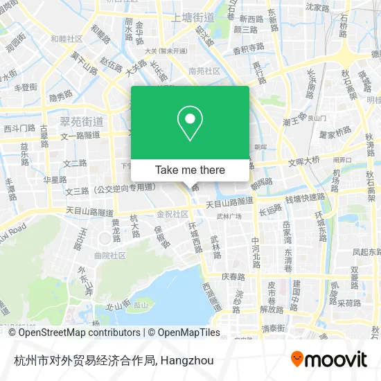 杭州市对外贸易经济合作局 map